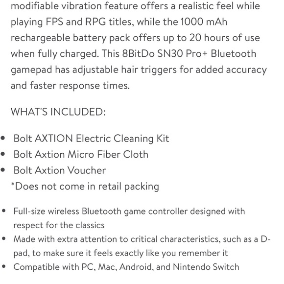 8bitdo gray edition-80gl wireless - Picture 3 of 7